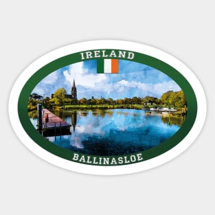 Ballinasloe Ireland Travel Sticker